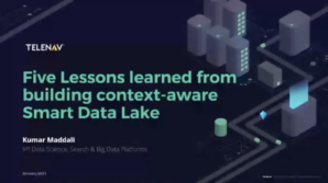 2021 Winter 5 Lessons Learnt from Building Context Aware Smart Data Lake