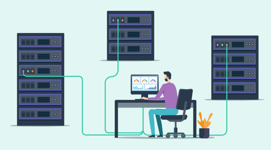 Figure 2. An Apache Arrow Flight SQL client can talk to multiple machines involved in processing data in parallel