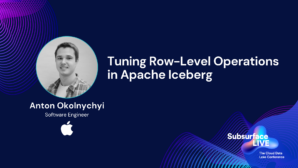 Anton Okolnychyi Tuning Row Level Operations in Apache Iceberg