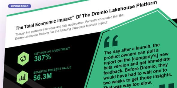 Forrester Dremio Lakehouse Platform Infographic Rev